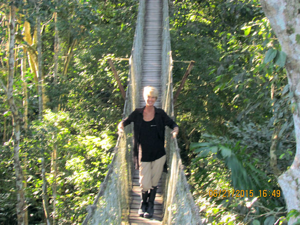 Ema on the Rope bridge