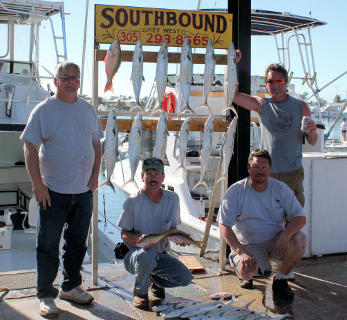Mackerels caught in Key West fishing on Charter Boat Southbound from Charter Boat Row Key West