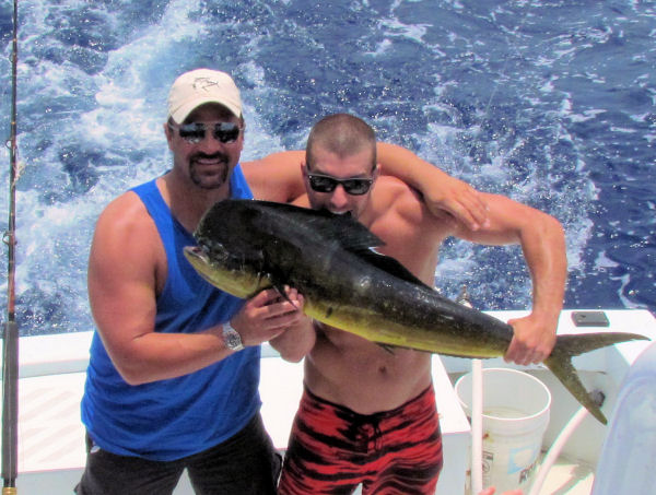 Dolphin caught in Key West fishing on charter boat Soutbhbound from Charter Boat Row Key West