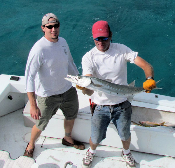 Barracuda caught in Key West fishing on charter boat Southbound from Charter Boat Row Key West
