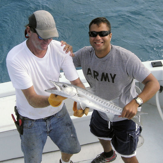 Barracuda caught in Key West fishing on charter boat Southbound from Charter Boat Row, Key West