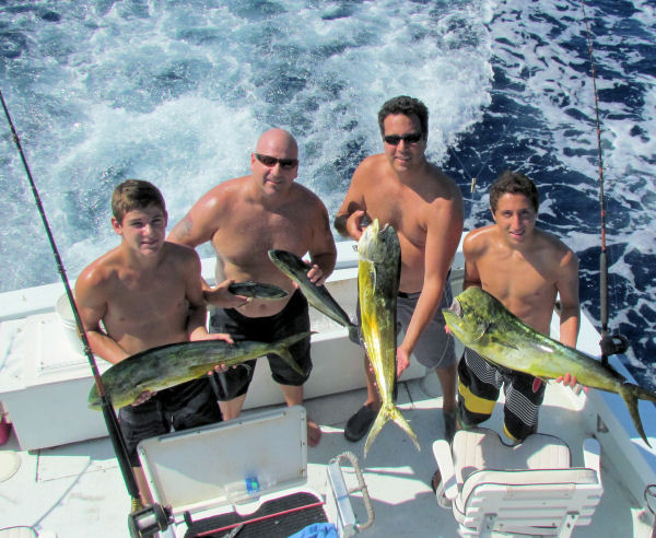 dolphin caught in Key West fishing on charter boat Southbound