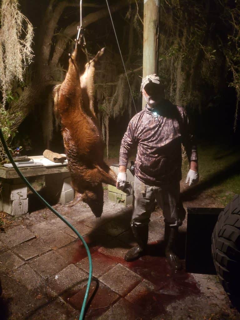 Hog Hunting getaway from fishing on charter boat Southbound in Key West Florida