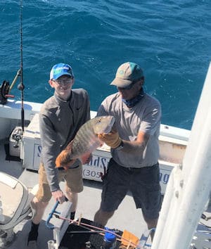 Delicioud Mutton Snapper caught in Key West fishing with Southbound