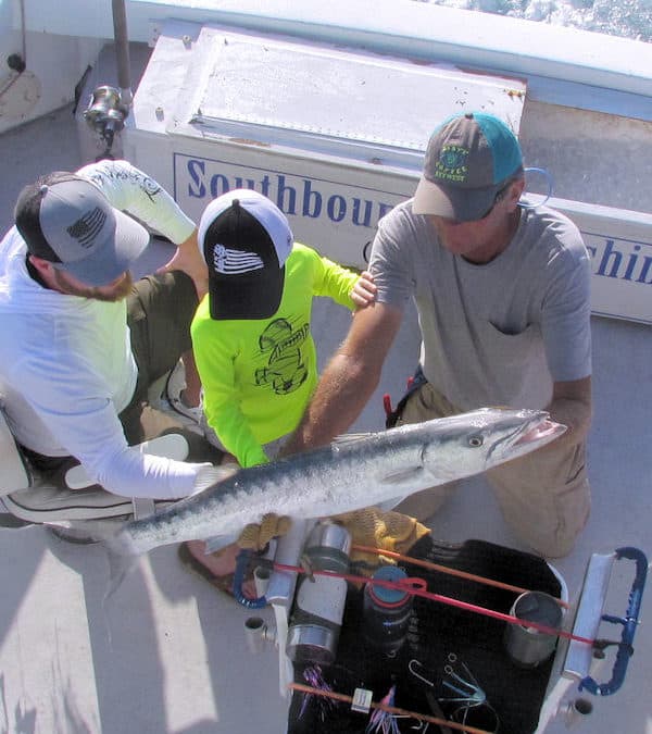 Little angler with Big Barracuda on Southbound Sportfishing