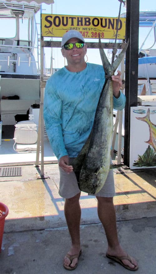 Nice Dolphin caught in Key West offshore fishing with Southbound Sportfishing
