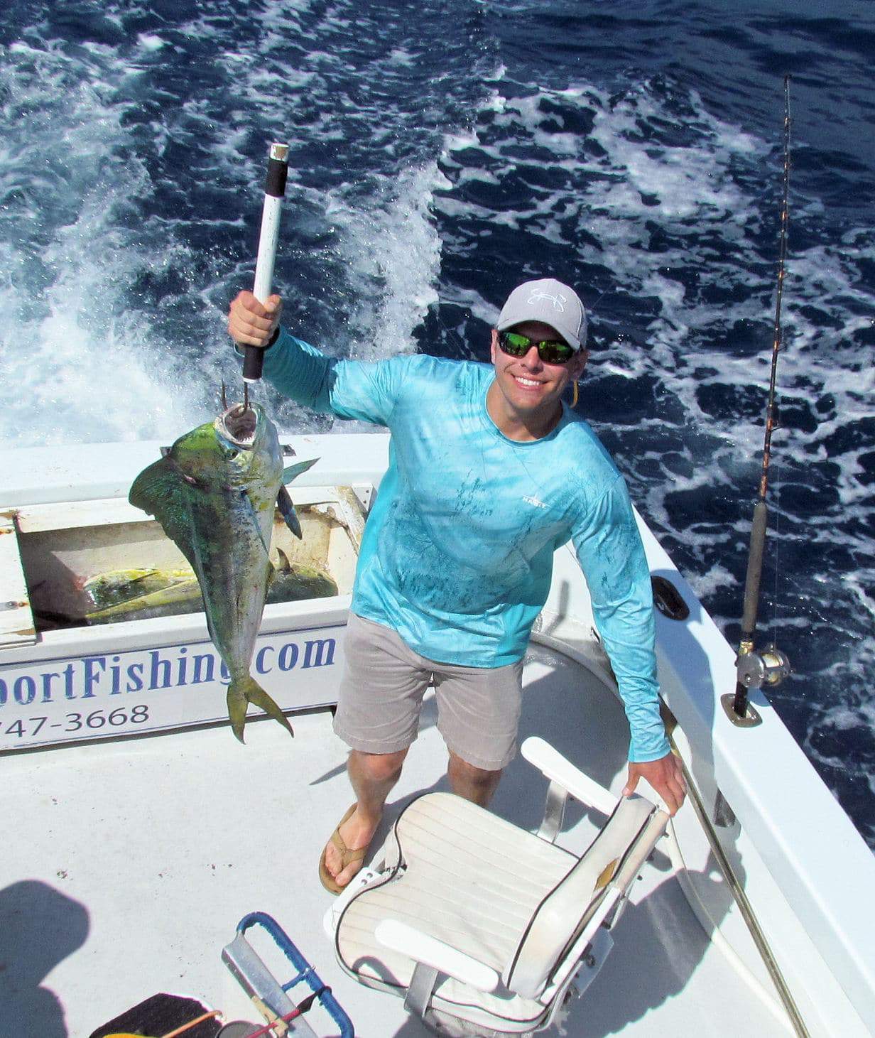 Nice bull dolphin caugth in Key West fishing offshore with Southbound