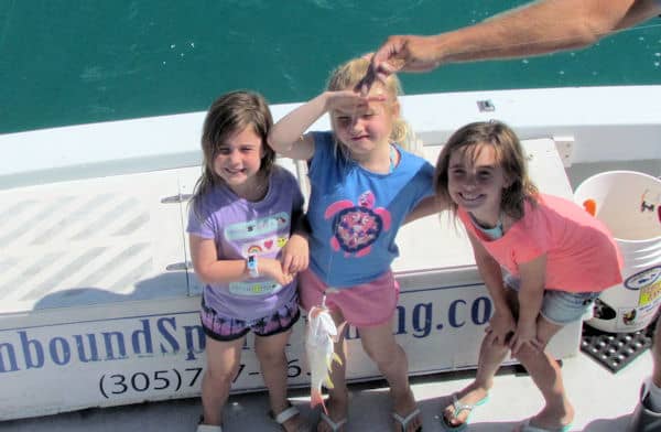 Keeping it calm for a group of the sweetest little anglers you could ever want on board the Southbound