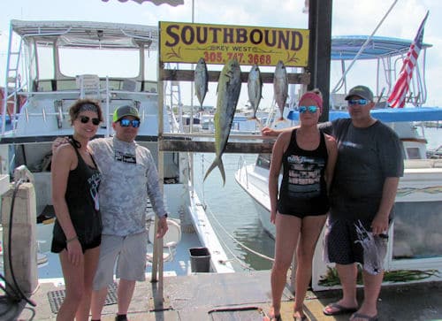 Black Fin tuna and Dolphin caught in Key West Florida
