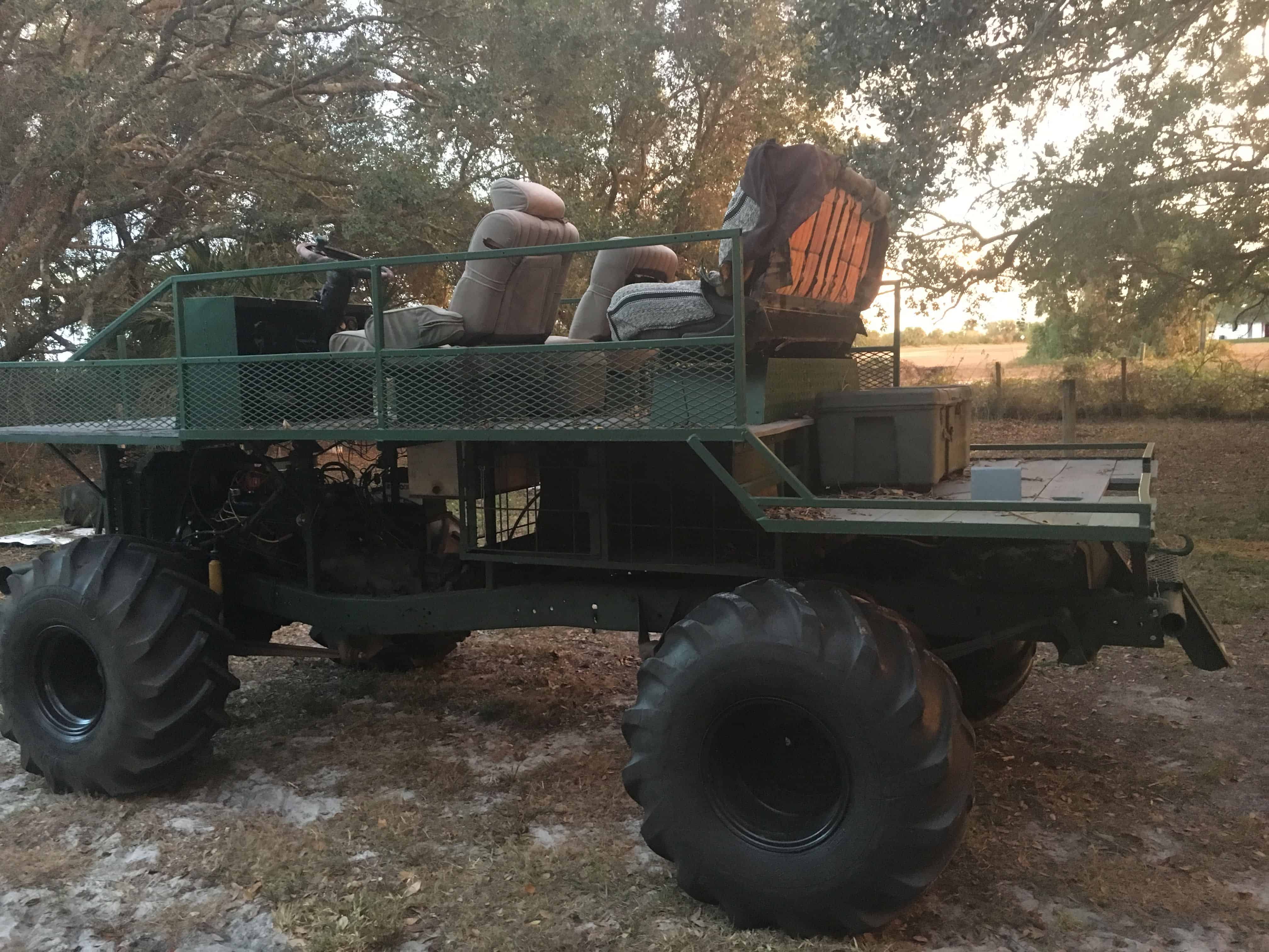 Swamp Buggy for getting around hunting camp