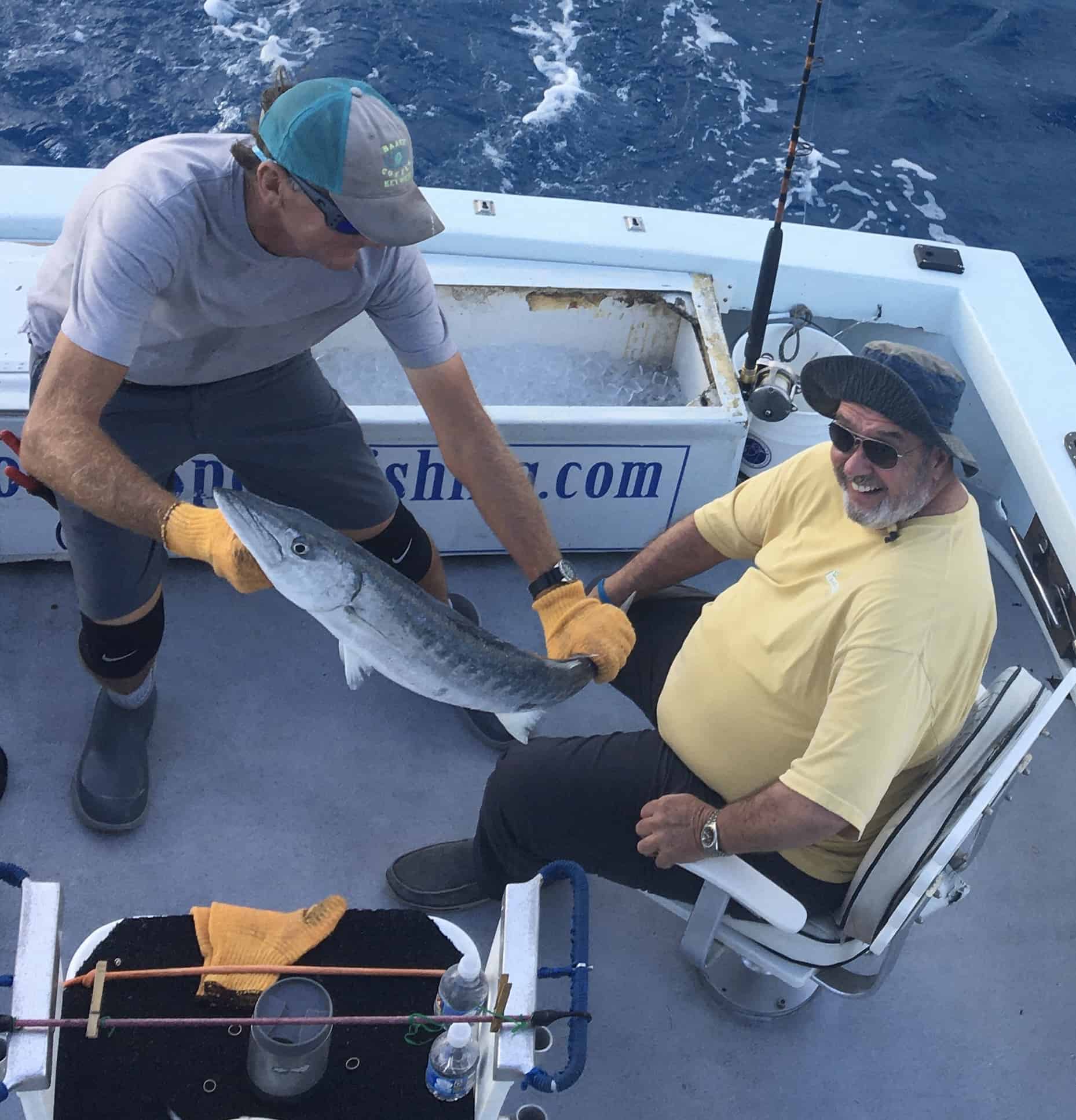 Barracuda caught on the charter boat Southbound in Key West Florida