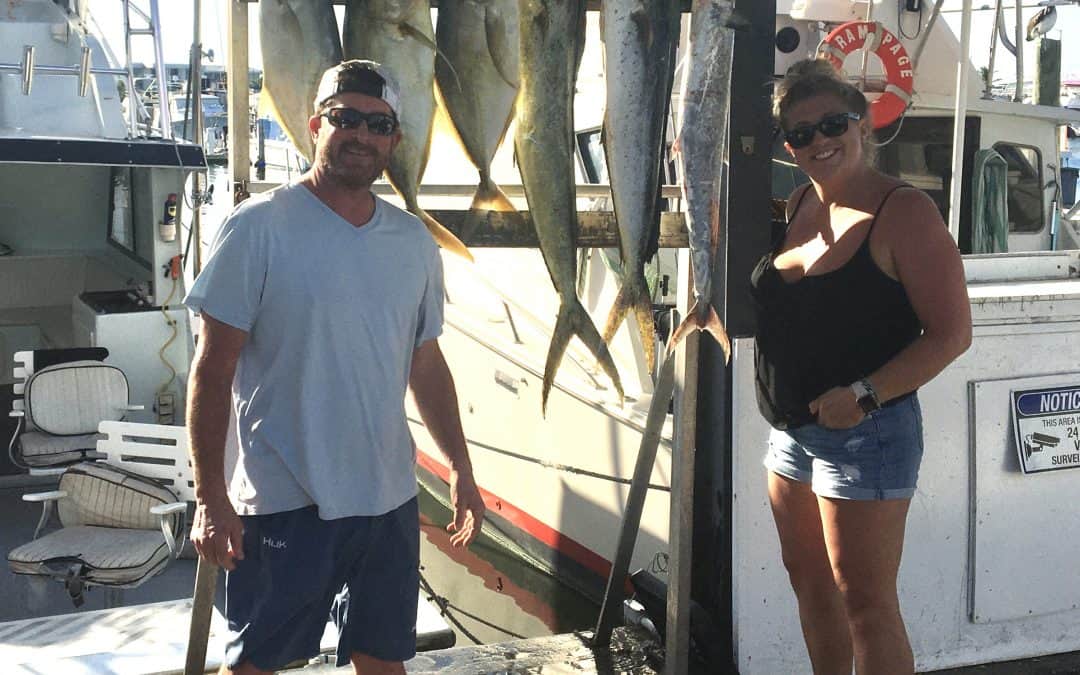 Dolphin, Kingfish and Yellow Jack caught in Key West fishing on the charter boat Southbound